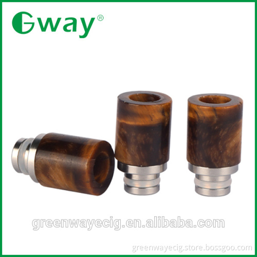 2015 new design factory price jade drip tip, 510 jade stone drip tips tophus amber wide bore